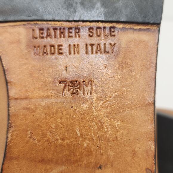 Golo Brown Leather Kilim Knee High Riding Boots Women Size 7 M Vintage Flats - Picture 9 of 9